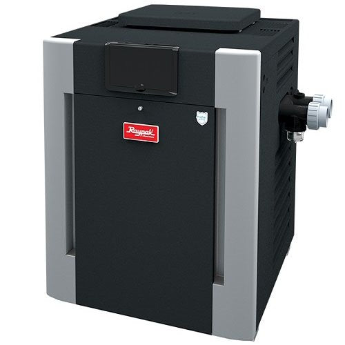 Raypak 009219 Heater 406 Natural, Digital Electronic, Polymer Headers, Copper, 399k BTU