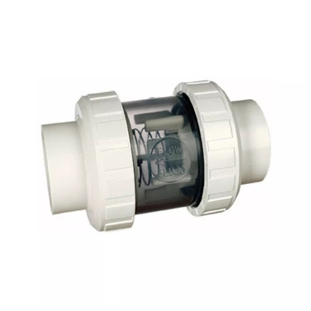 Praher 202-CVC-TRI 1/4 - 2 LB Double Union Check Valve, 2" Socket