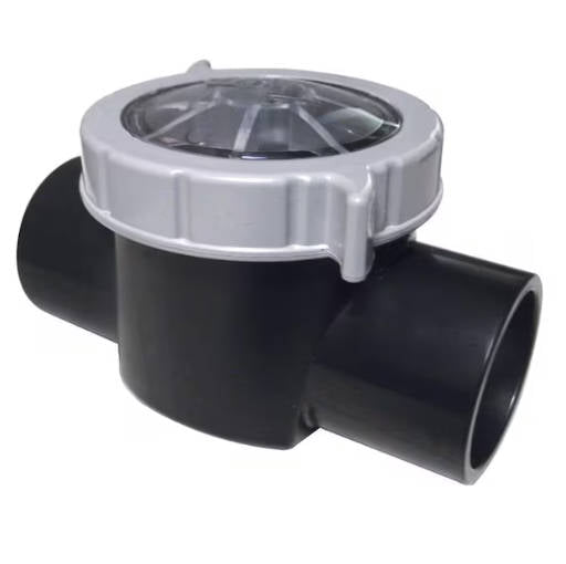 CMP 25830-150-000 1.5 Socket x 2 in. Spigot Thread-On 2 Black CPVC Serviceable Check Valve