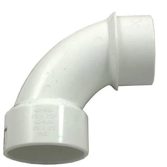 PVC 411-9120 2" 90 DEG SWEEP STREET ELL