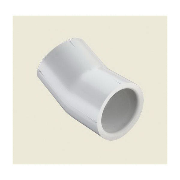 PVC 416-005 Standard 22-1/2 deg Elbow, 1/2 in Nominal, Socket End Style, SCH 40/STD