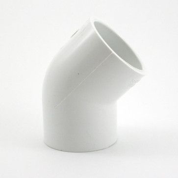 PVC 417-015 PVC Fitting 1-1/2" Schedule 40 PVC 45 Elbow Socket