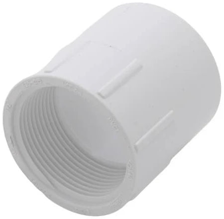 PVC 435-015 Fitting 1.5" Schedule 40 PVC Female Adaptor Socket X Fpt 435-015