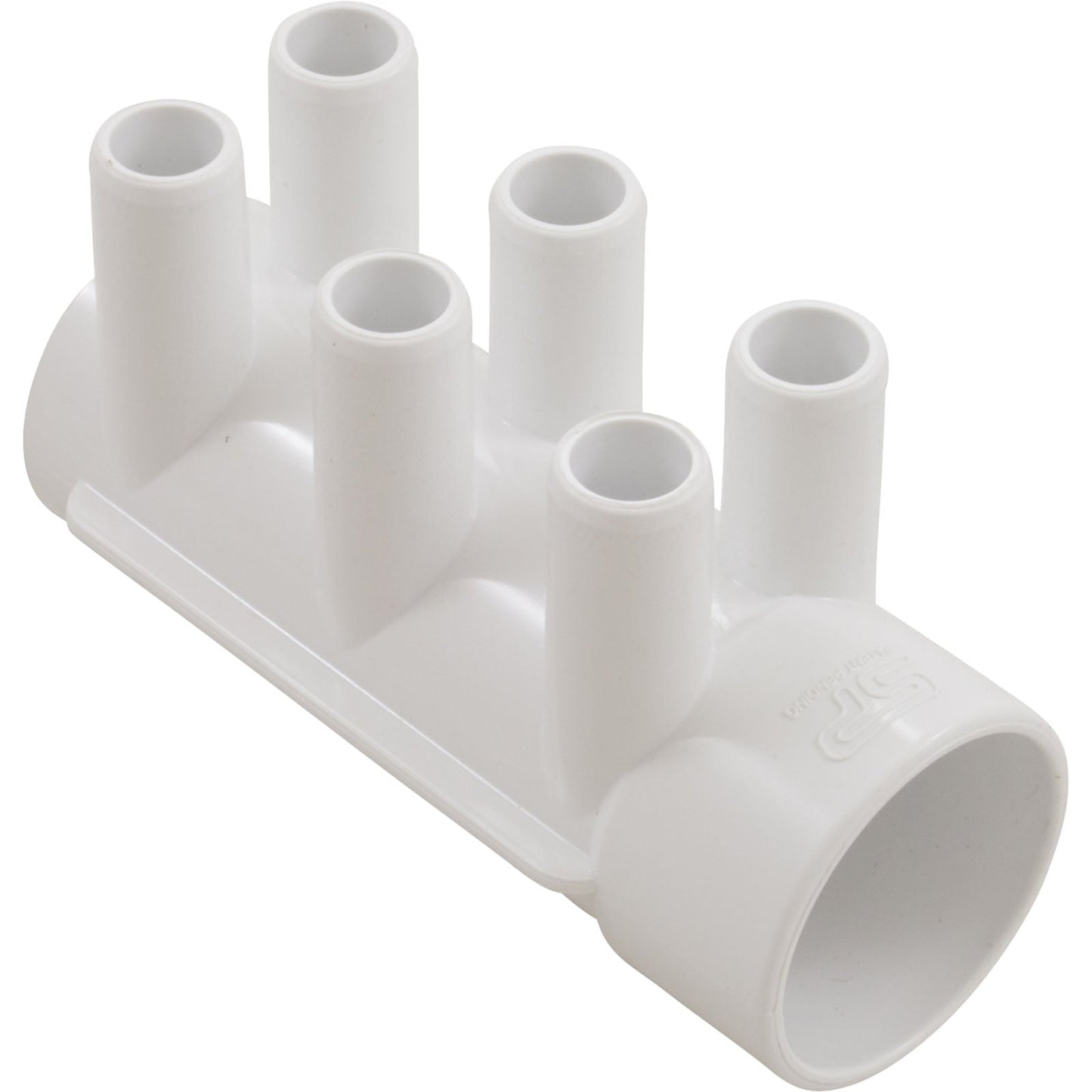 Waterway 55-270-2176 Manifold, 3/4", Smooth Barb, 6 Port, 1-1/2"Slip x Dead End