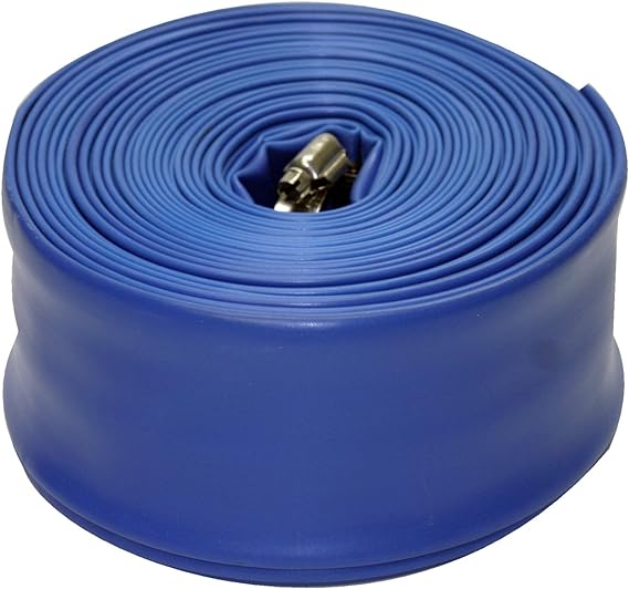 Blue Devil B8258 - Backwash Hose, 2" x 50' W/Clamp, Shrink Bagged