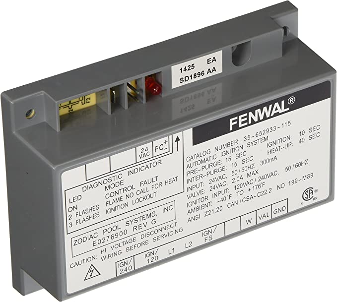 Jandy R0491300 Ignition Control
