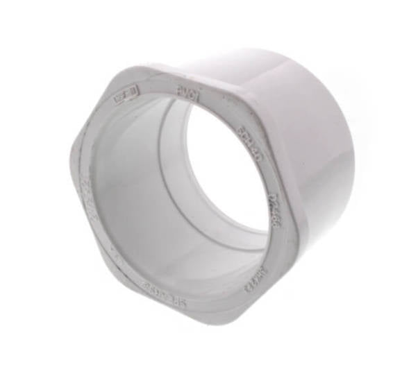 PVC 437-292 2-1/2" x 2" PVC Schedule 40 Spigot x Socket Bushing