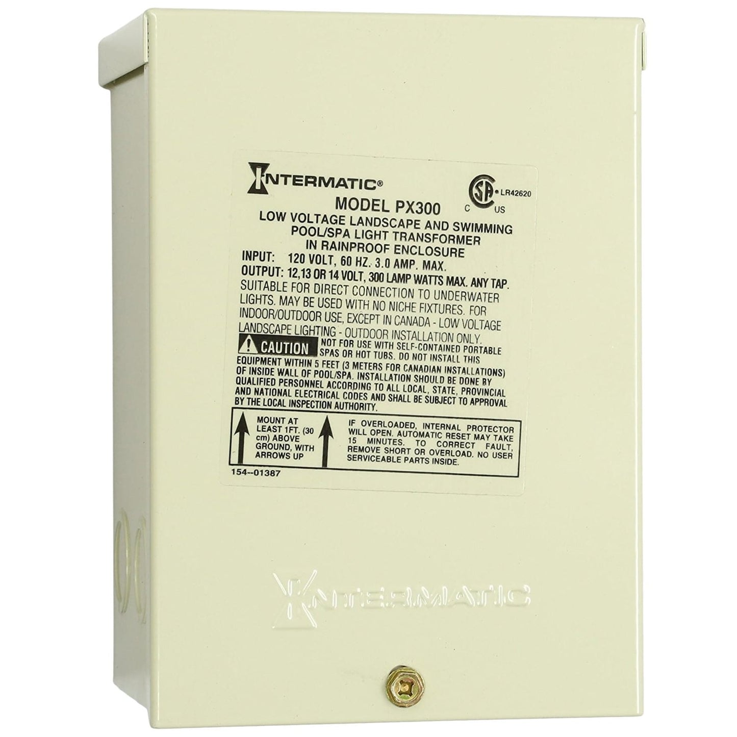Pentair Water Pool and Spa 619963 300w Pool Rated Transformer for Swimming Pool Lighting