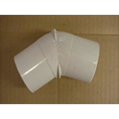 Arctic PVC Fitting, Elbow 45 Degree 2" Spigot PVC Fitting