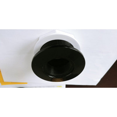 Arctic Spas OZZ-300025 Lippert Wallfitting 1.5" Threaded Black (CMP)