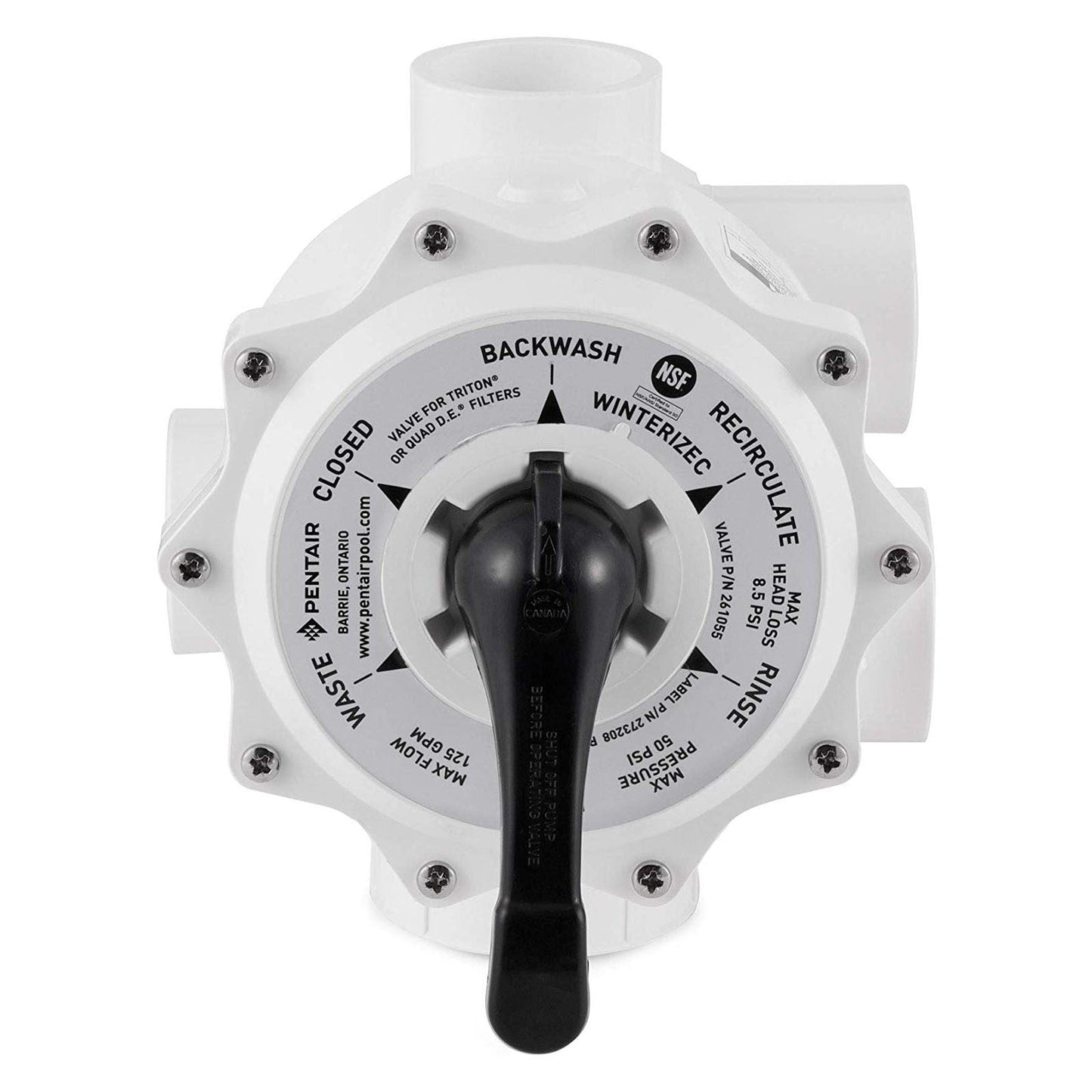 Pentair 261055 Valve Kit Mp Sm Sand 2"