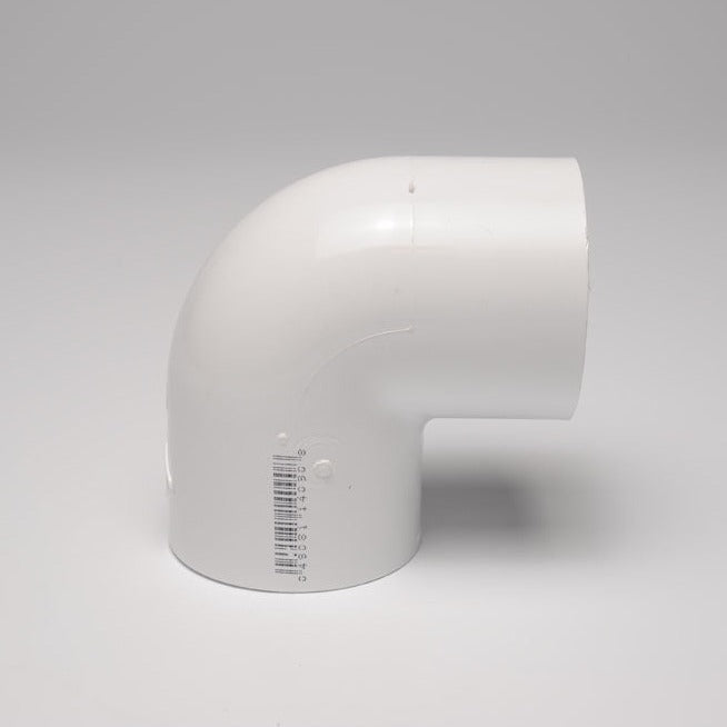 PVC 406-015S PVC Fitting 1-1/2" Schedule 40 PVC Sweep 90 Elbow Socket