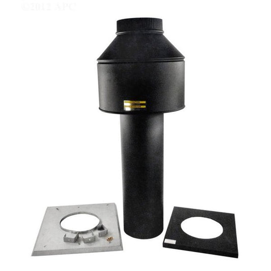 Raypak 336/337 High Wind Top 336 8" Flue