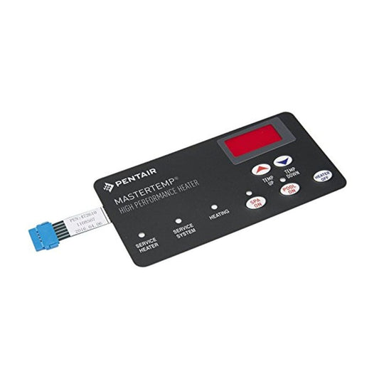 Pentair 472610Z Switch Membrane Pad Replacement MasterTemp Pool and Spa Heater Electrical System