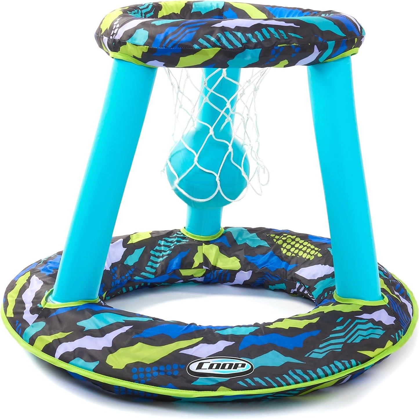 Swimways 6038791 Hydro Spring Hoops Camo Blue