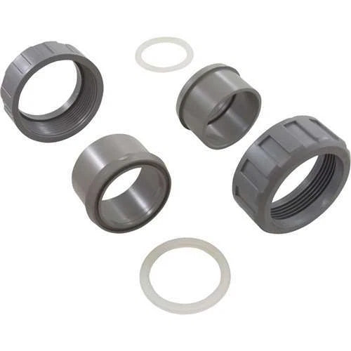 CMP 21063-801-000 Set Of Gray 2" Half Union PVC Nut & O-Rings For Raypak Heaters (006723F)